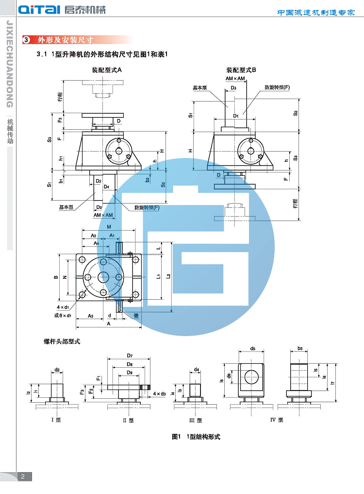 涡轮丝杆升降机